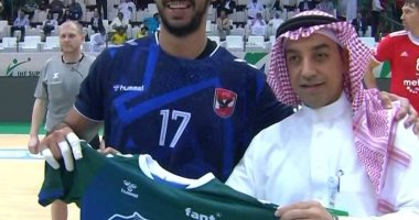 أحمد خيري أفضل لاعب فى مباراة الأهلي وبنفيكا بمونديال الأندية لليد