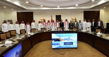 مسئولو الإسكان يستقبلون وفد وزارة الشئون البلدية والقروية السعودية 