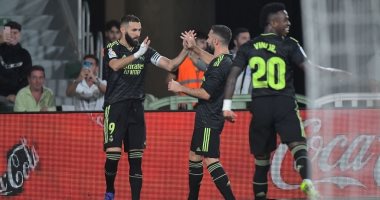 ملخص وأهداف مباراة إلتشي ضد ريال مدريد فى الدوري الإسباني