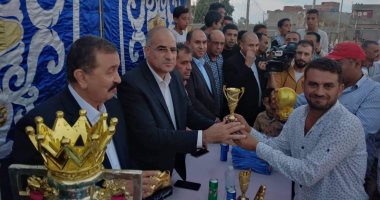 ختام دورة رياضية بقرية الملاحة فى كفر الشيخ بمشاركة 30 فريقا 