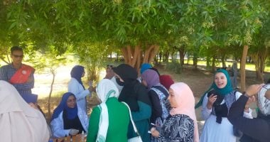 حملة توعية للتبرع بالدم ينظمها طلاب من أجل مصر بـ"حقوق سوهاج"