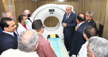 محافظ قنا يفتتح وحدة الأشعة المقطعية بمستشفى قوص المركزى.. صور