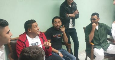 وصول أورتيجا وبيكا وكاريكا لنقابة الموسيقيين لحضور مؤتمر المهرجانات