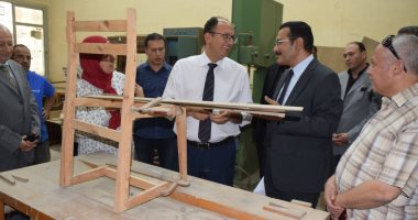 رئيس جامعة حلوان يوجه بتطوير وتحديث بعض مبانى الحرم الجامعى
