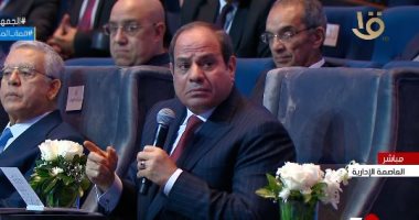 الرئيس السيسى: "لولا تشغيل حقل ظهر وفضل ربنا علينا كان زمان مصر مطفية"