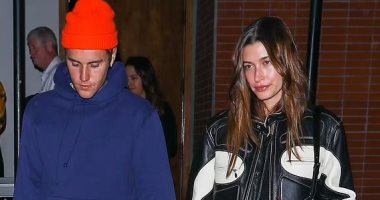 جاستين بيبر مع هايلى بالدوين فى نزهة بعد احتفالهما بعيد زواجهما