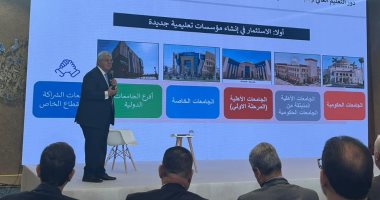 وزير التعليم العالى يشارك بجلسة خارطة طريق لزيادة مساهمة القطاع الخاص بالمنظومة