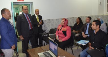 رئيس جامعة حلوان يتفقد المعهد القومي للملكية الفكرية ويوجه بعمل خطة مستقبلية