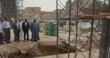 البدء فى أعمال المرحلة الثانية من مشروع كوبرى الميمون ببنى سويف