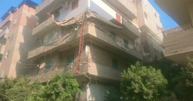 انهيار جزء من بلكونة عقار بالشرقية دون وقوع إصابات