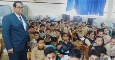 وكيل تعليم الغربية يتابع سير العملية التعليمية بعدد من مدارس كفر الزيات