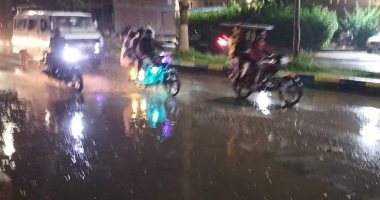 أمطار على شبين الكوم فى المنوفية.. والمحافظ يعلن رفع درجة الاستعداد القصوى