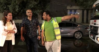 حى الدقى يواجه تراكمات مياه الأمطار وجولة لنائب المحافظ لمتابعة تسيير المرور