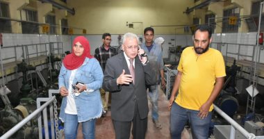 إعادة ضخ المياه لمدينة بنها بعد تركيب محولات الكهرباء الخاصة بمحطة المياه