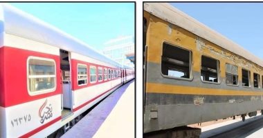 السكة الحديد فى صورتين.. تحديث القطارات وصيانة العربات القديمة 