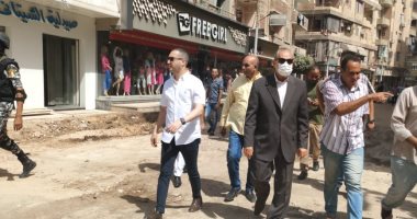 محافظ كفر الشيخ يقود حملة لإزالة الإشغالات.. صور