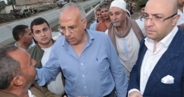 وزير الرى ومحافظ بنى سويف يتفقدان أعمال تبطين الترع لتأهيل البنية التحتية