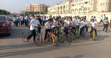 ماراثون رياضى لطلاب المدرسة المصرية الدولية الحكومية بالشيخ زايد ..صور