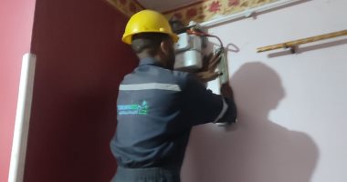 إطلاق خدمة الغاز الطبيعى بقرية بخانس فى قنا