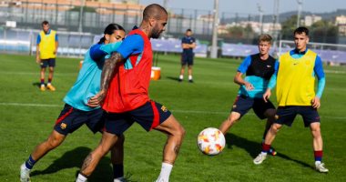 دانى ألفيس يستعد لكأس العالم 2022 مع رديف برشلونة.. فيديو 