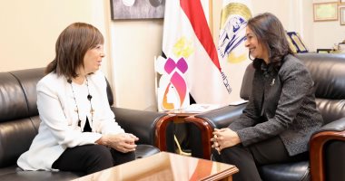 مايا مرسى تستقبل جاكى سبير عضو الكونجرس الأمريكى للتعرف على جهود تمكين المرأة