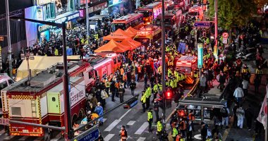 59 قتيلا وأكثر من 150 إصابة فى حادث تدافع فى العاصمة الكورية الجنوبية.. فيديو