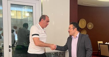 السفير المصري بأنجولا يزور بعثة فيوتشر قبل مواجهة الكونفدرالية
