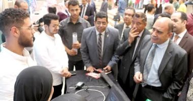 افتتاح ملتقى التوظيف لعام 2022 في كلية الطب البيطرى بجامعة المنصورة