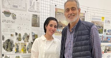 طالبة بفنون جميلة المنصورة تحصد الجائزة الأولى لتصميم مبنى صديق للبيئة
