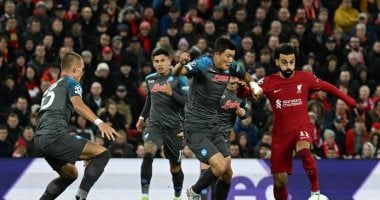 التعادل السلبي يحسم شوط ليفربول ضد نابولي بمشاركة محمد صلاح.. صور
