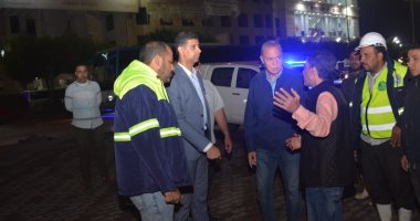محافظ القليوبية يتابع أعمال تصريف مياه الأمطار بالطرق الرئيسية بشبرا والخصوص