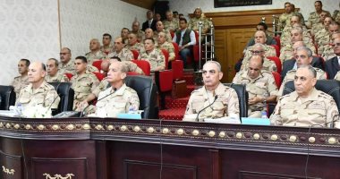 وزير الدفاع يشهد المرحلة الرئيسية لمشروع مراكز القيادة التعبوى (صمود - 2) 