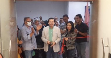 افتتاح المعرض الأول لطلاب النحت بفنون تطبيقية بنها بعنوان "الفن حياة".. صور