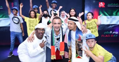أحمد السقا يزور الأطفال أصحاب الهمم على هامش تواجده بمعرض الشارقة للكتاب