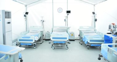 تجهيزات مستشفى هيئة الرعاية الصحية الميدانى المخصص لمؤتمر المناخ 