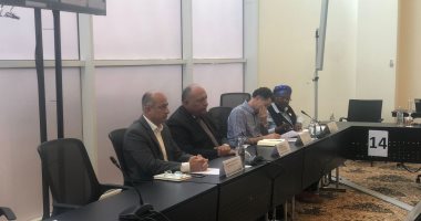 سامح شكرى الرئيس المعين لقمة COP27 يجتمع بهيئة مكتب المؤتمر
