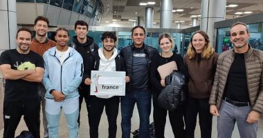 وصول بعثة فرنسا ووفد الاتحاد الدولي تمهيدا لخوض بطولة العالم للجامعات للاسكواش