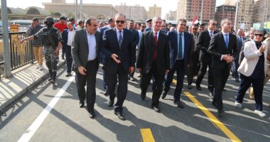 محافظ كفر الشيخ يفتتح كوبري محور الـ47 بحضور محافظين سابقين.. فيديو