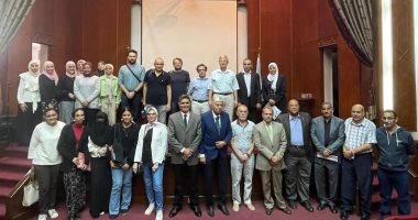 وفد من معهد الأبحاث النووية بدوبنا الروسية يزور أكاديمية البحث العلمى وجامعة القاهرة