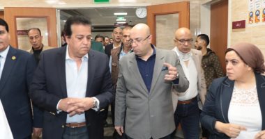 وزير الصحة ومحافظ بنى سويف يتفقدان التشغيل التجريبى لمستشفى أهناسيا بعد تطويرها