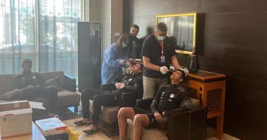 بعثة منتخب الناشئين تجرى مسحة pcr قبل مواجهة ليبيا 
