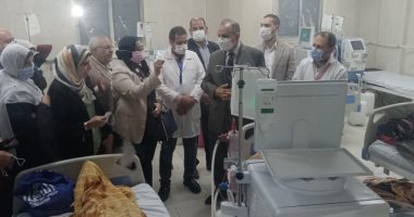 محافظ كفر الشيخ يتفقد مستشفى الكلى في فوه موجها بتوفير أقصى رعاية للمرضى