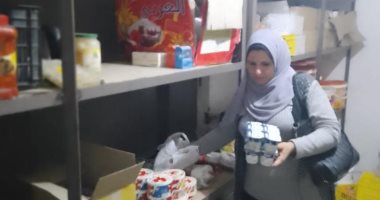 ضبط 11500 عبوة زيت وبسكويت وجبن مجهولة المصدر بحملة تموينية في القليوبية 