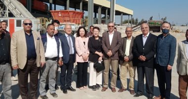 وفد كورى يتفقد الخطوط الجديدة بمصنع تدوير المخلفات الصلبة في المحلة