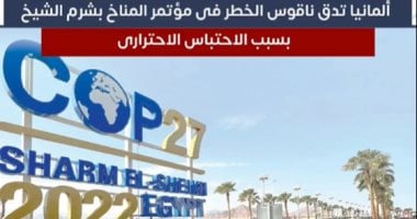 ألمانيا تدق ناقوس الخطر فى مؤتمر المناخ بشرم الشيخ.. فيديو