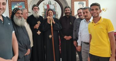شاهد تجهيزات دير مارجرجس بالرزيقات قبل الاحتفالات السنوية.. 10 نوفمبر الجارى