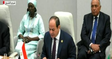 الرئيس السيسي: نتطلع إلى خروج مؤتمر المناخ بنتائج تساهم فى تعزيز العمل العالمى