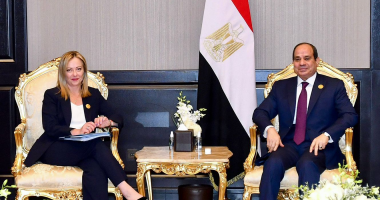"ميلونى" تؤكد للرئيس السيسى حرص إيطاليا على توثيق التعاون الثنائي مع مصر