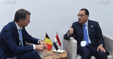 رئيس الوزراء يلتقى نظيره البلجيكى على هامش قمة المناخ COP27 فى شرم الشيخ.. صور