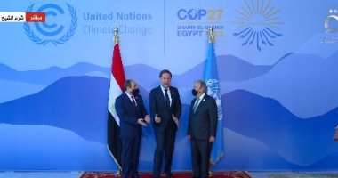 الرئيس السيسي وجوتيريش يستقبلان رئيس وزراء هولندا استعدادا لقمة المناخ